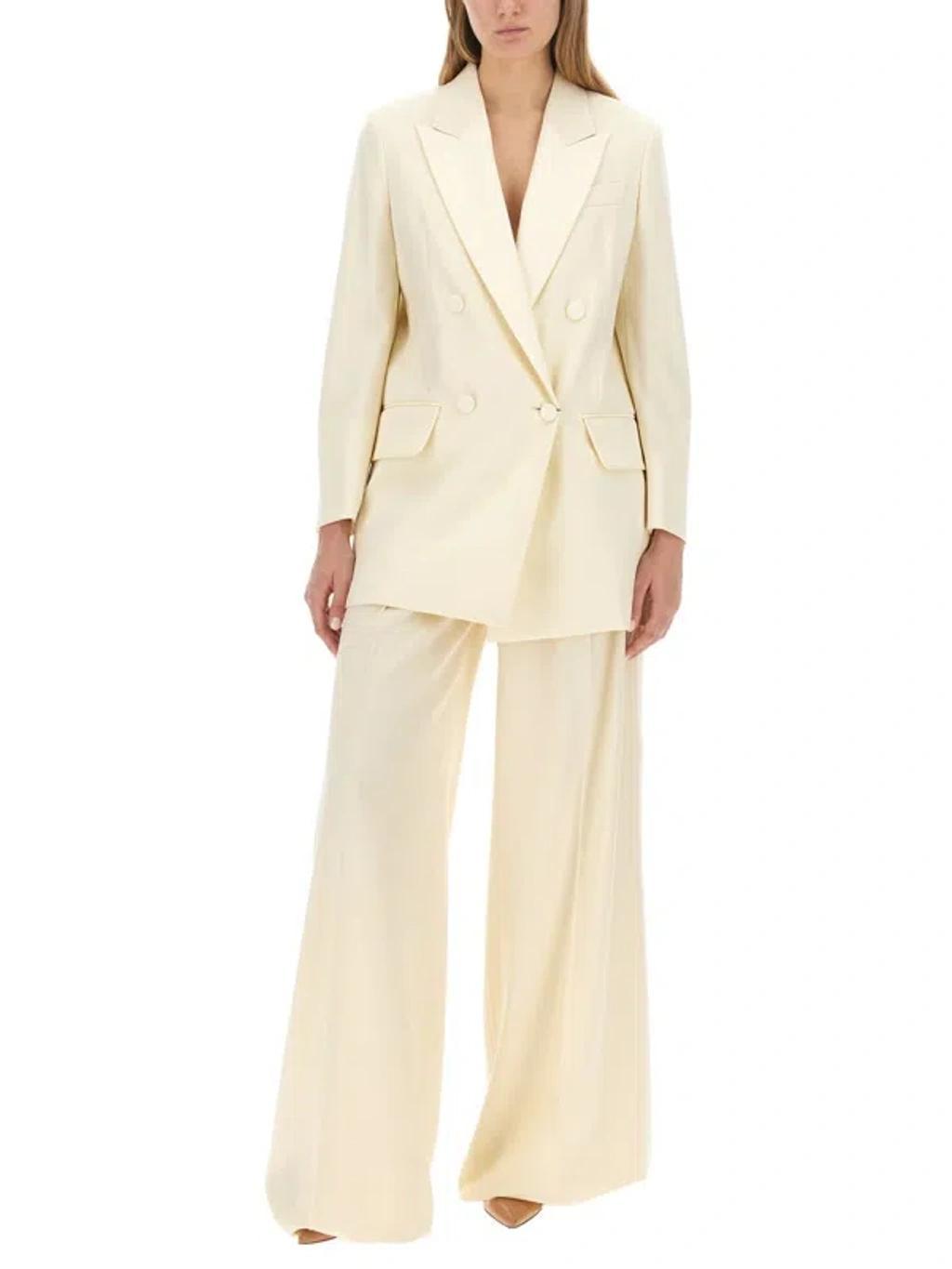 MAX MARA Women Wide Pants In Cream Product Image