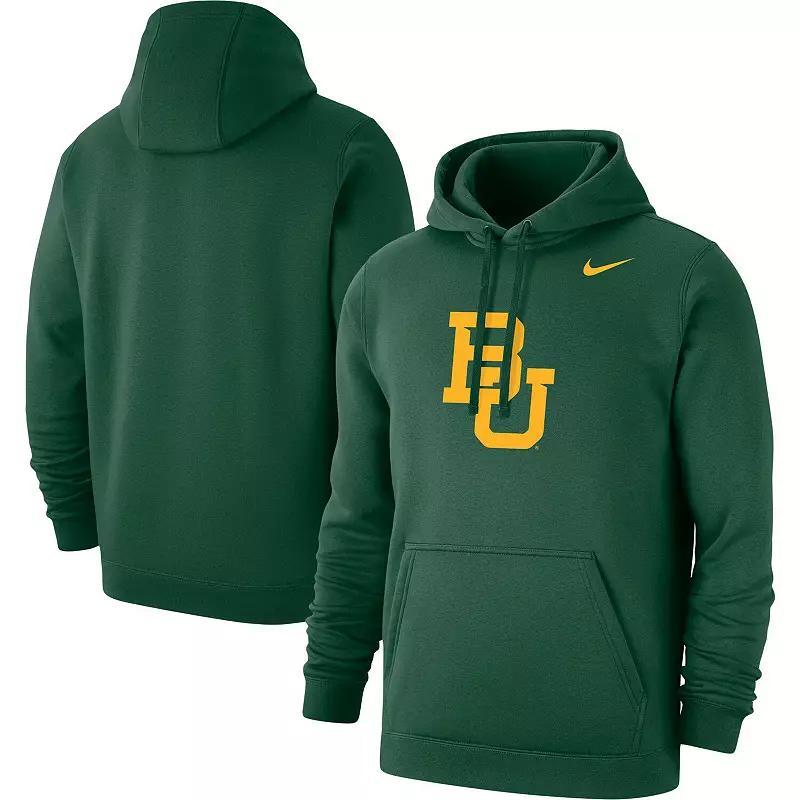 Mens Nike Green Baylor Bears Logo Club Pullover Hoodie Product Image