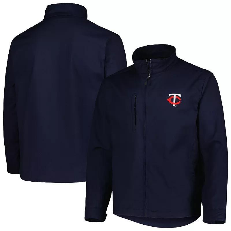 Mens Dunbrooke Minnesota Twins Journey Tri-Blend Full-Zip Jacket Blue Product Image