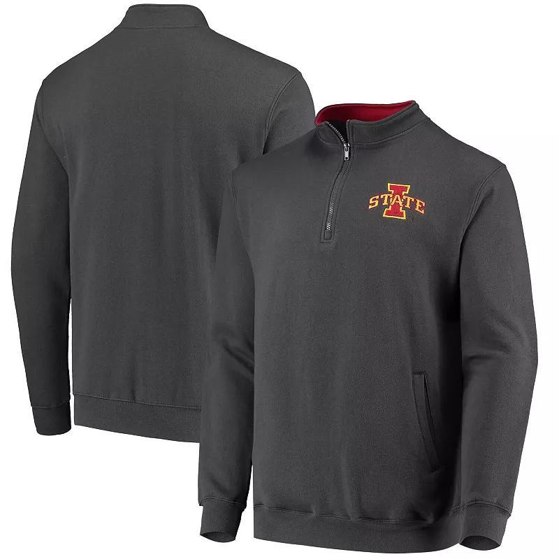 Mens Charcoal Iowa State Cyclones Tortugas Logo Quarter-Zip Jacket Product Image