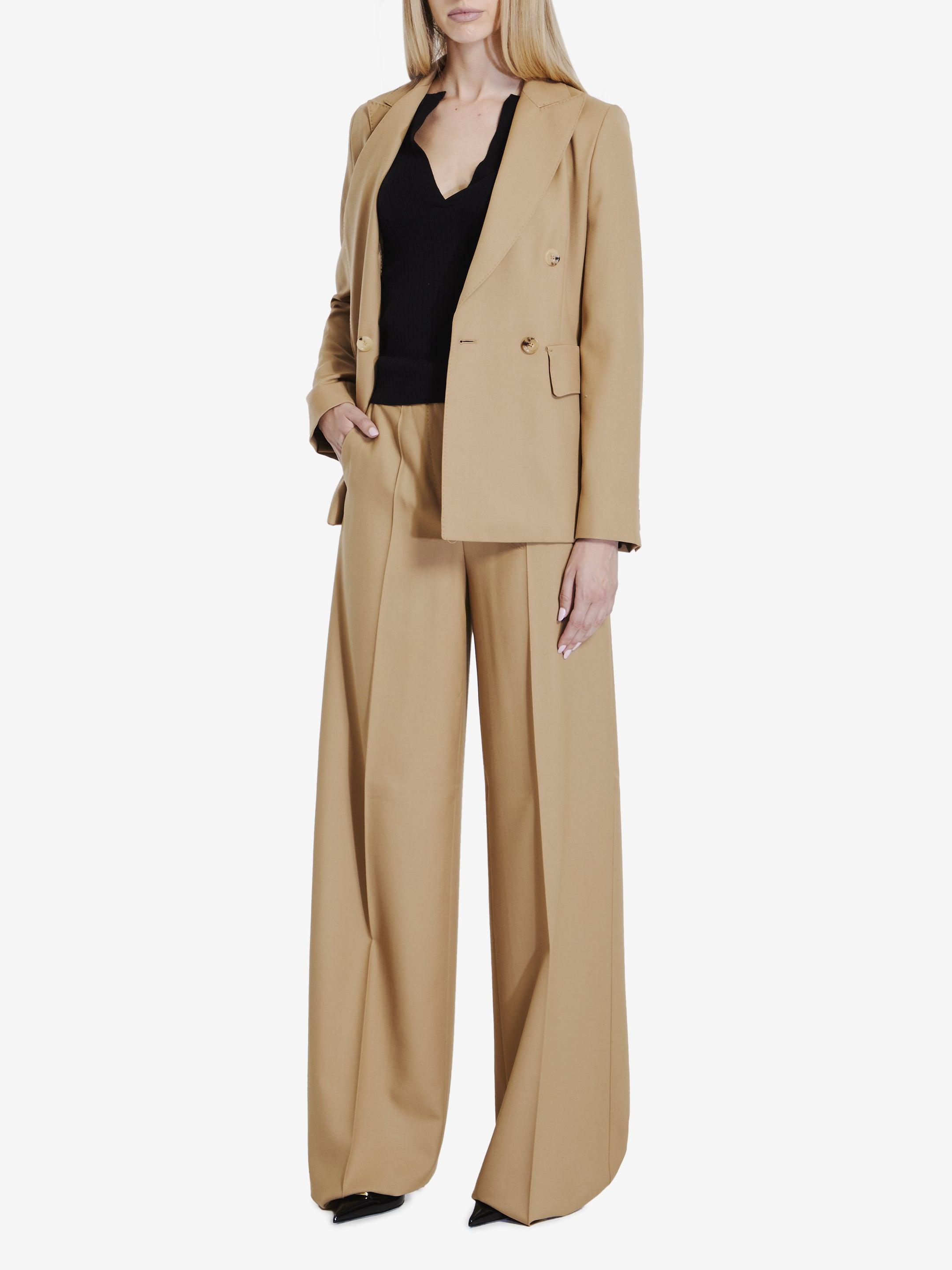 MAX MARA Senna Trousers In Yellow Product Image