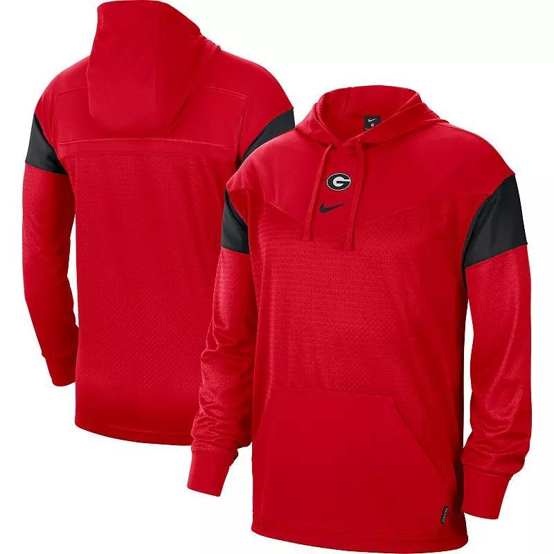 Mens Nike Georgia Bulldogs Sideline Jersey Pullover Hoodie Product Image