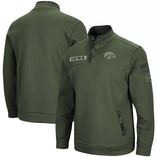 Mens Olive Alabama Crimson Tide Oht Military-Inspired Appreciation Digit Quarter-Snap Jacket Product Image