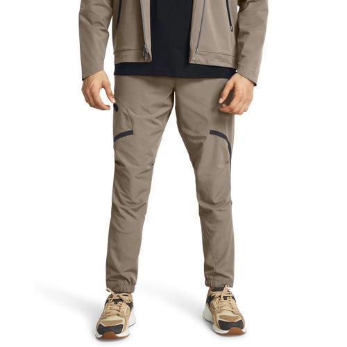 Under Armour Mens Under Armour Unstoppable Cargo Pants - Mens Black/Taupe Dusk product image