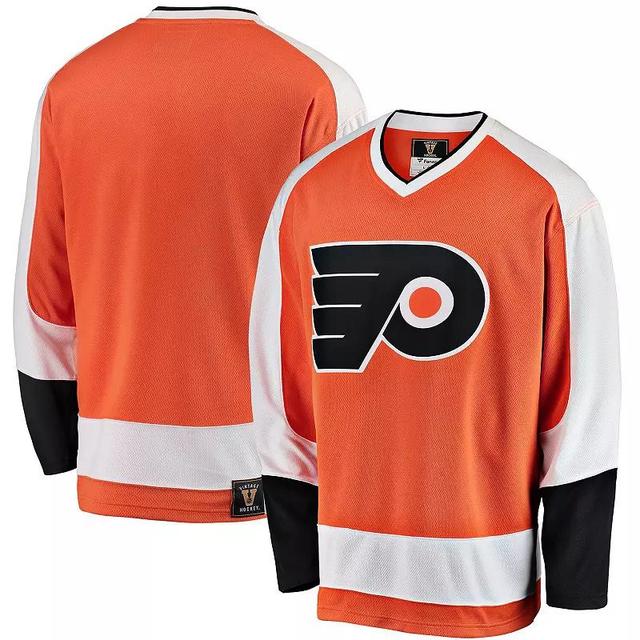 Mens Fanatics Branded Orange Philadelphia Flyers Premier Breakaway Heritage Blank Jersey Product Image