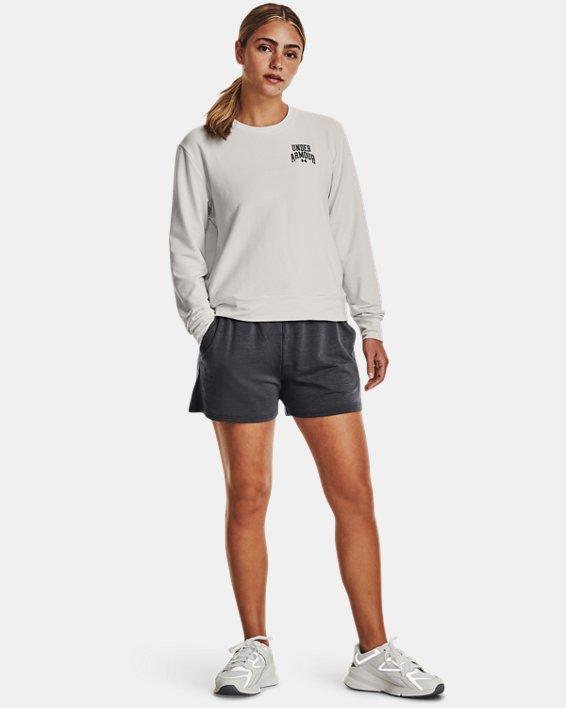 Women's UA Rival Terry Graphic Crew Product Image