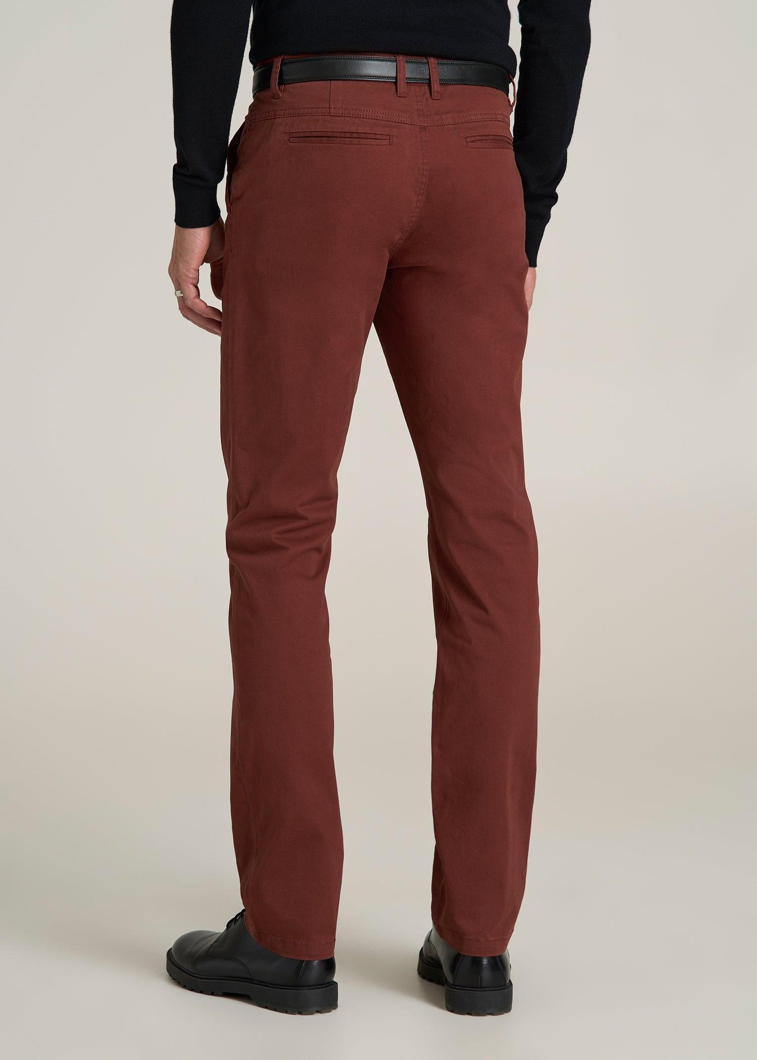 Carman TAPERED Chinos in Intense Rust - Pants for Tall Men Male Product Image