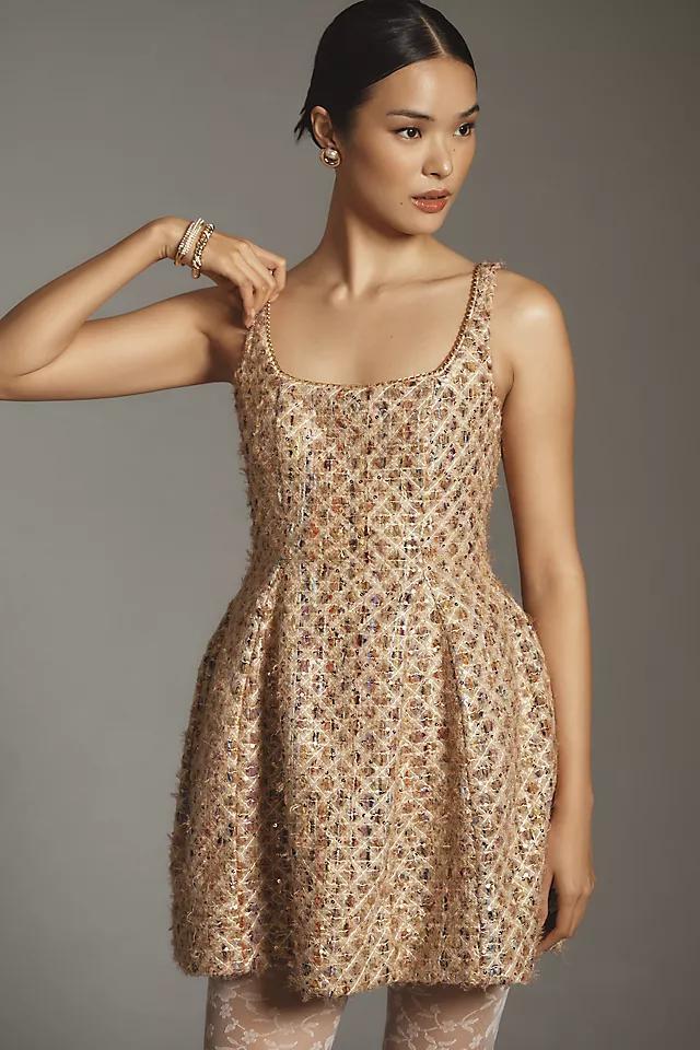 Maeve Tweed Fit & Flare Mini Dress Product Image