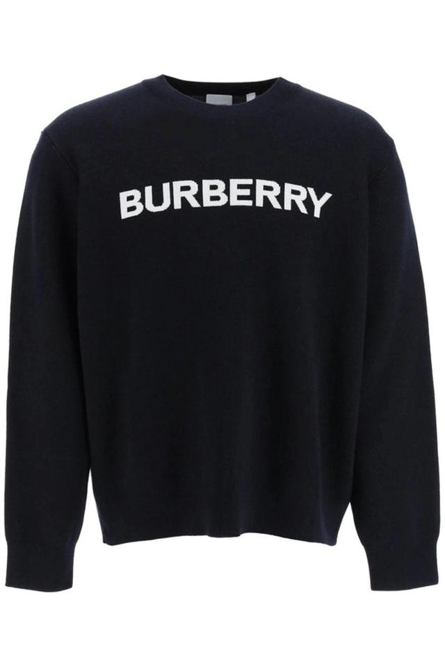 BURBERRY Burlow Crewneck Sweatshirt In Black Product Image