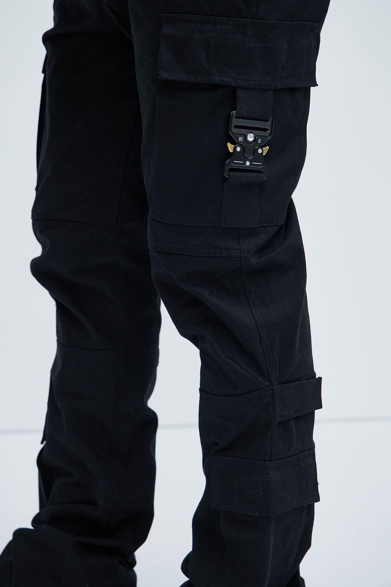 Nikko Slim Flare Pants - Black Product Image