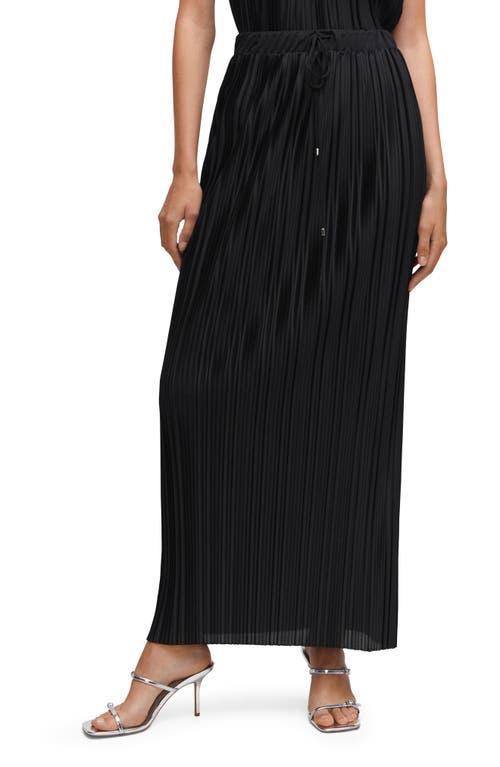 MANGO - Pleated long skirt red - S - Women Product Image