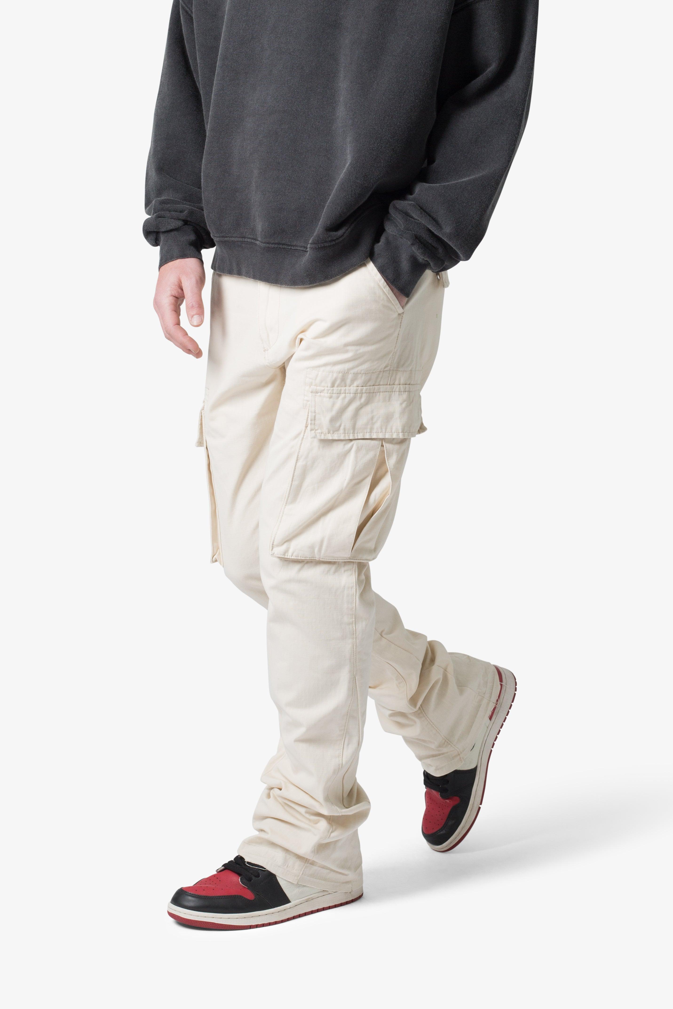 Bootcut Cargo Pants - Khaki Product Image