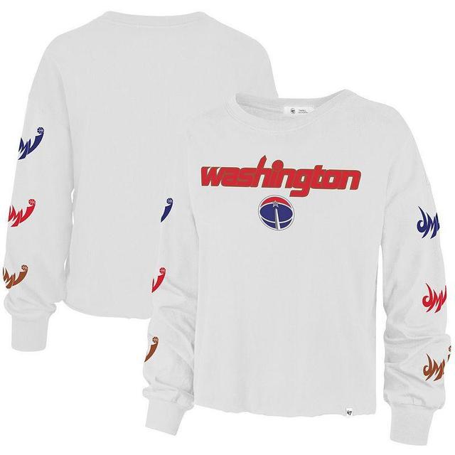 Womens 47 White Washington Wizards 2021/22 City Edition Call Up Parkway Long Sleeve T-Shirt Product Image