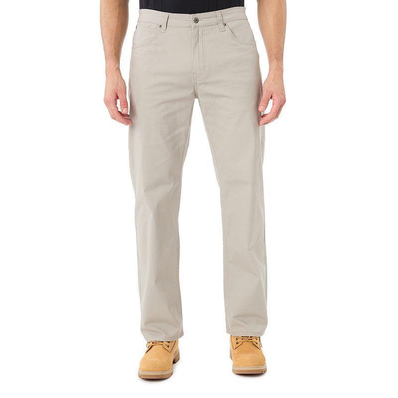 Mens Smiths Workwear Stretch Canvas Pants Light Grey Product Image