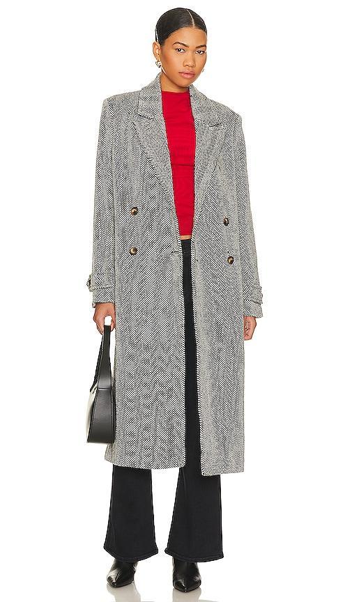 Steve Madden Prince Coat in Grey. Product Image