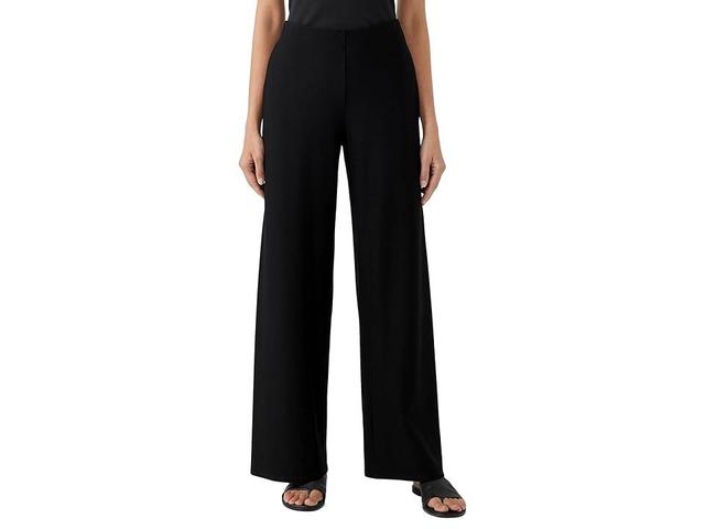 Eileen Fisher High-Waisted Wide Full Length Pants Women's Clothing Product Image