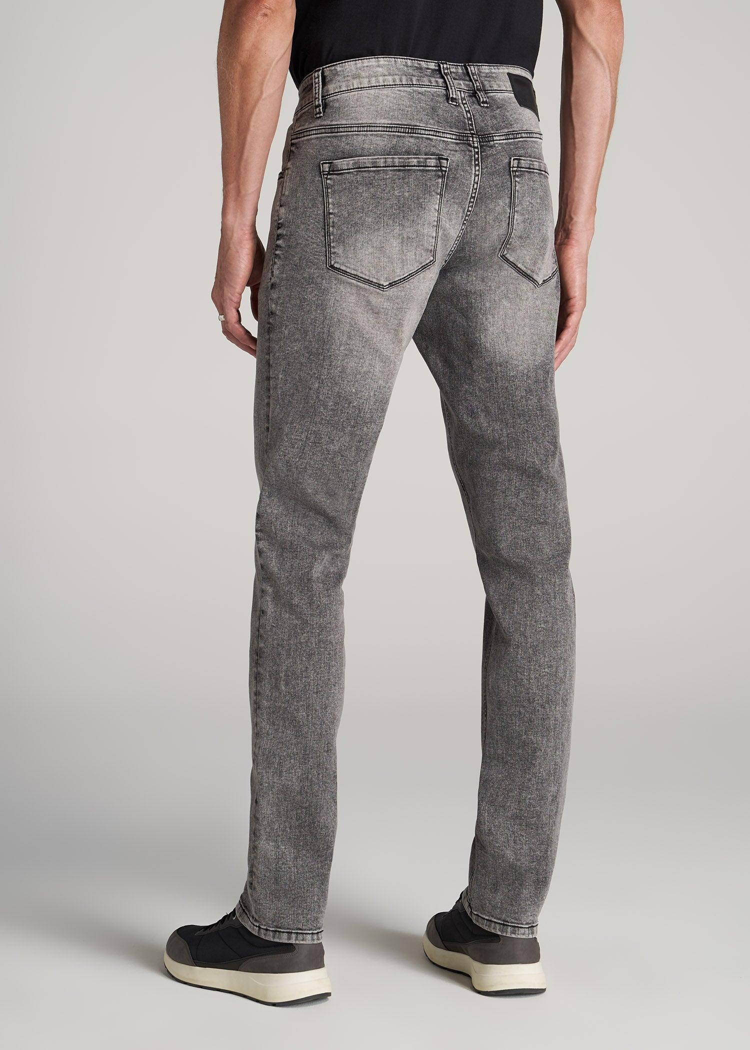 Carman TAPERED Jeans for Tall Men in Washed Faded Black Male Product Image