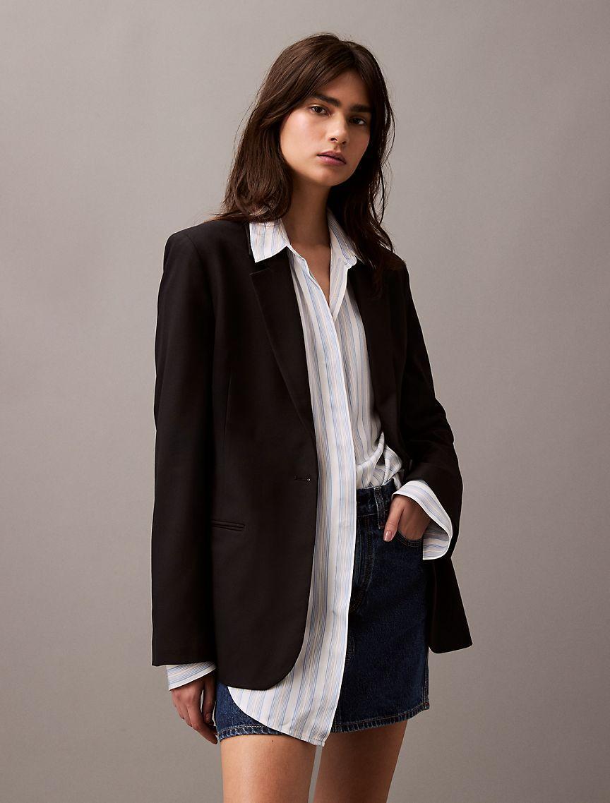 Refined Stretch Cinched Blazer Product Image