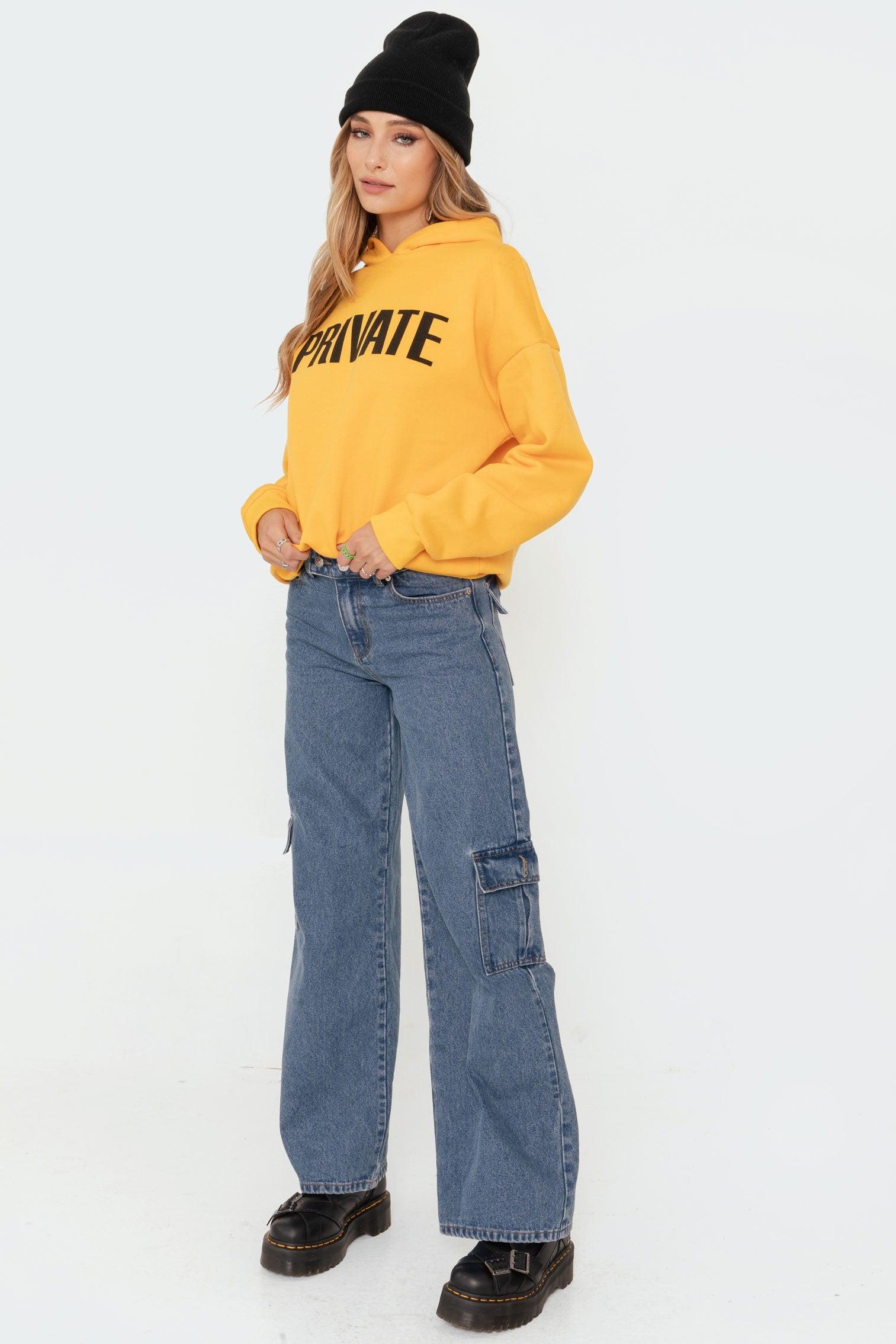 Deliah Low-Rise Cargo Jeans Product Image