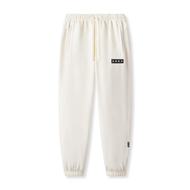 0956. Micro-Terry Jogger - Cream Product Image