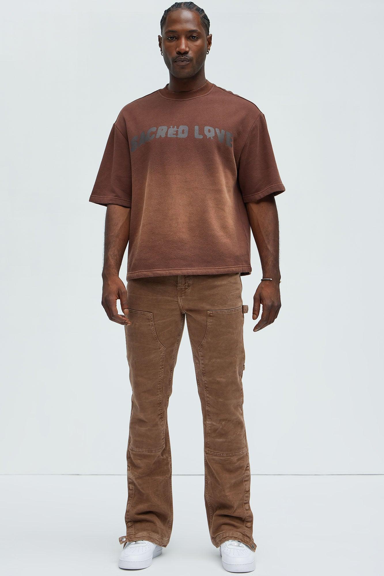 Tyson Sacred Love Relaxed Short Sleeve Tee - Brown Product Image