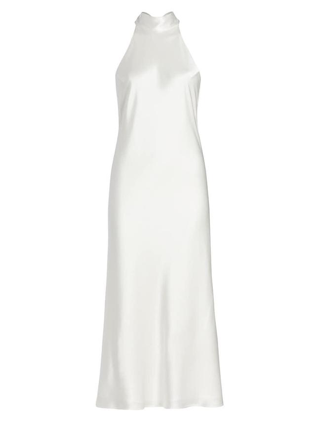 Womens Cova Satin Sleeveless Midi-Dress Product Image