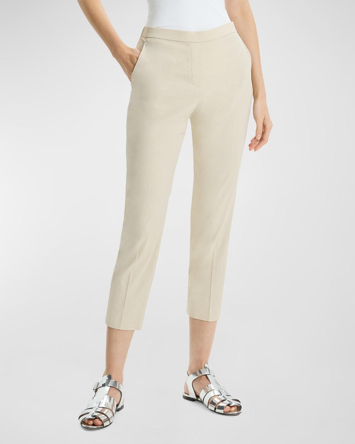 Theory Pull-On Crop Pants Product Image