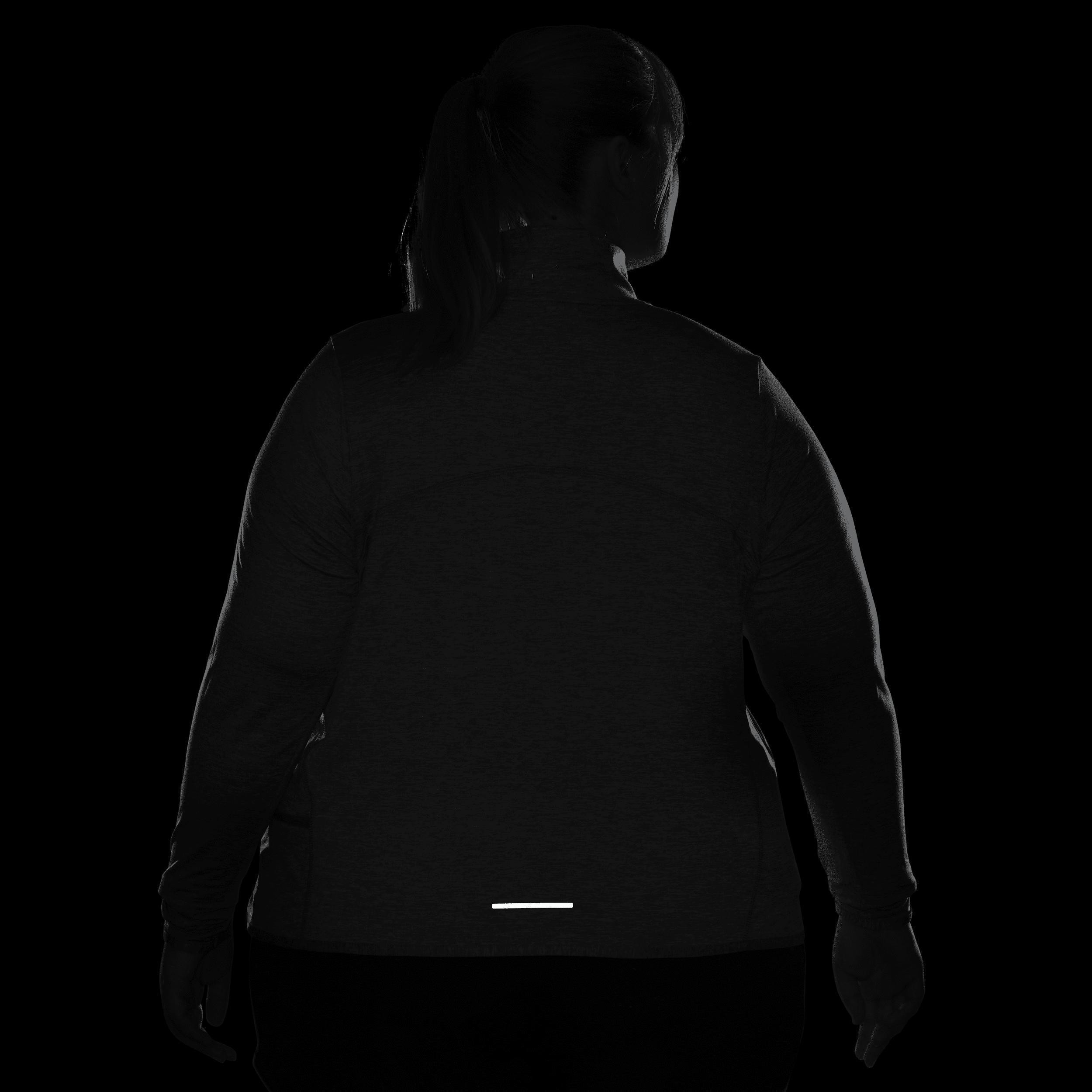 Nike Plus Size Active Dri-fit Swift-Element Uv 1/4-Zip Running Top Product Image