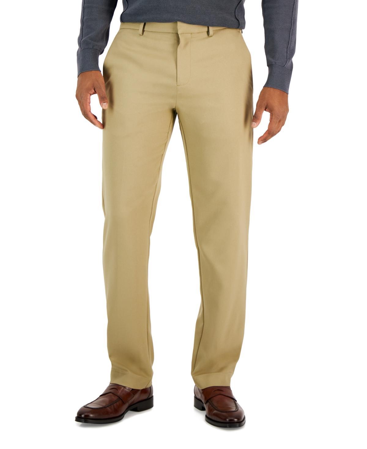 Perry Ellis Portfolio Mens Modern-Fit Twill Pants Product Image