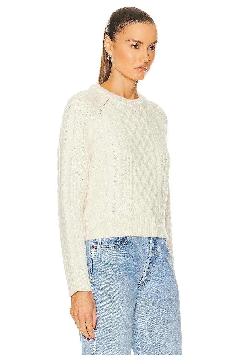 NILI LOTAN Coras Sweater in Ivory Product Image