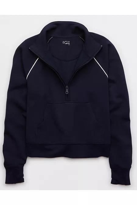 OFFLINE By Aerie ChillUp Quarter Zip Sweatshirt Women's Product Image