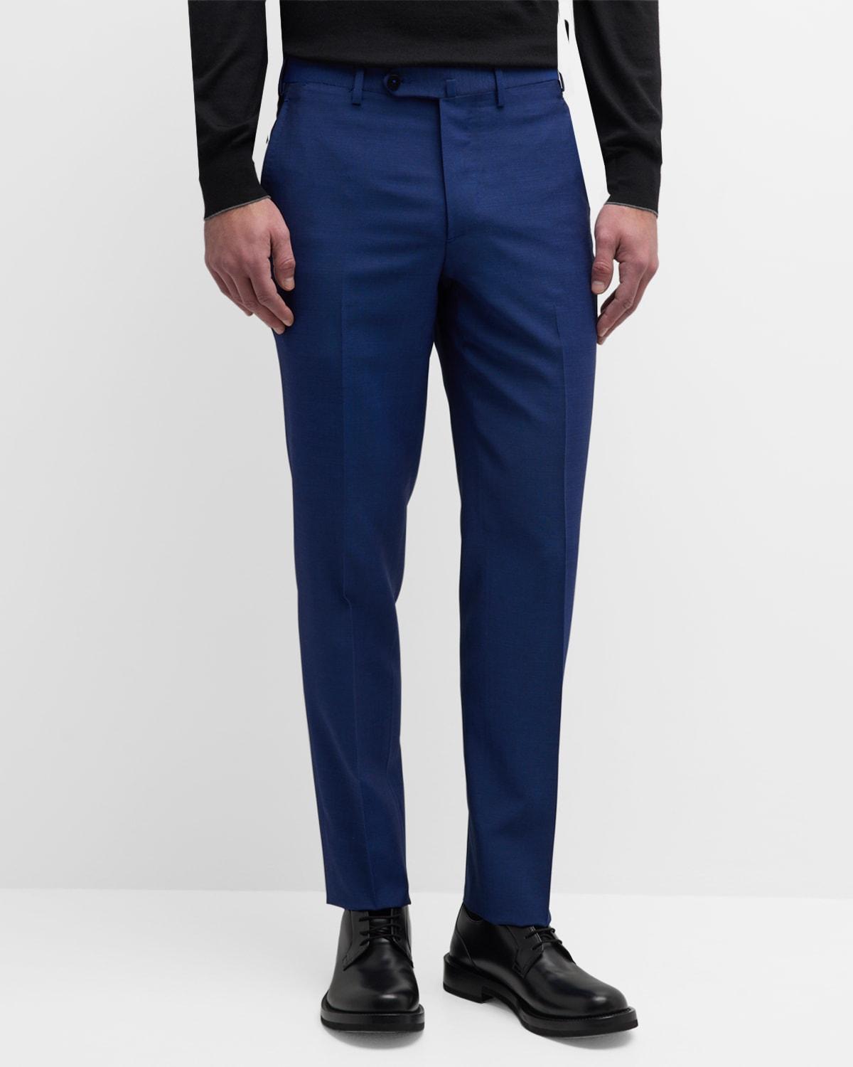 Mens Flat-Front Trousers Product Image