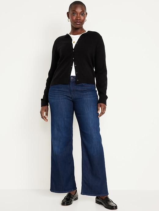 High-Waisted Wow Wide-Leg Jeans product image