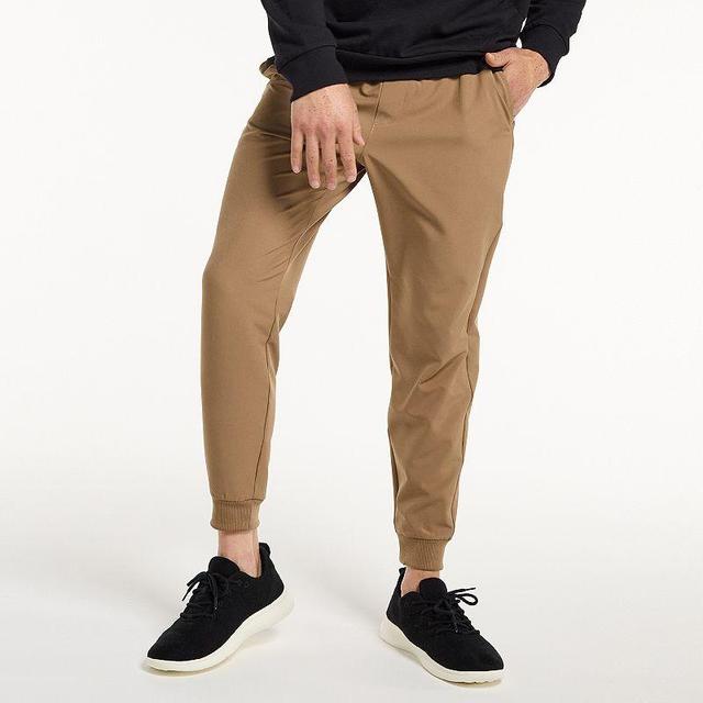 Mens FLX Dynamic Stretch Jogger Med Beige Product Image