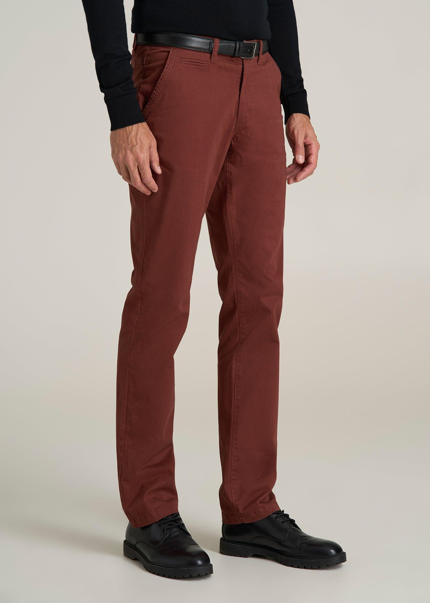 Carman TAPERED Chinos in Intense Rust - Pants for Tall Men Male Product Image