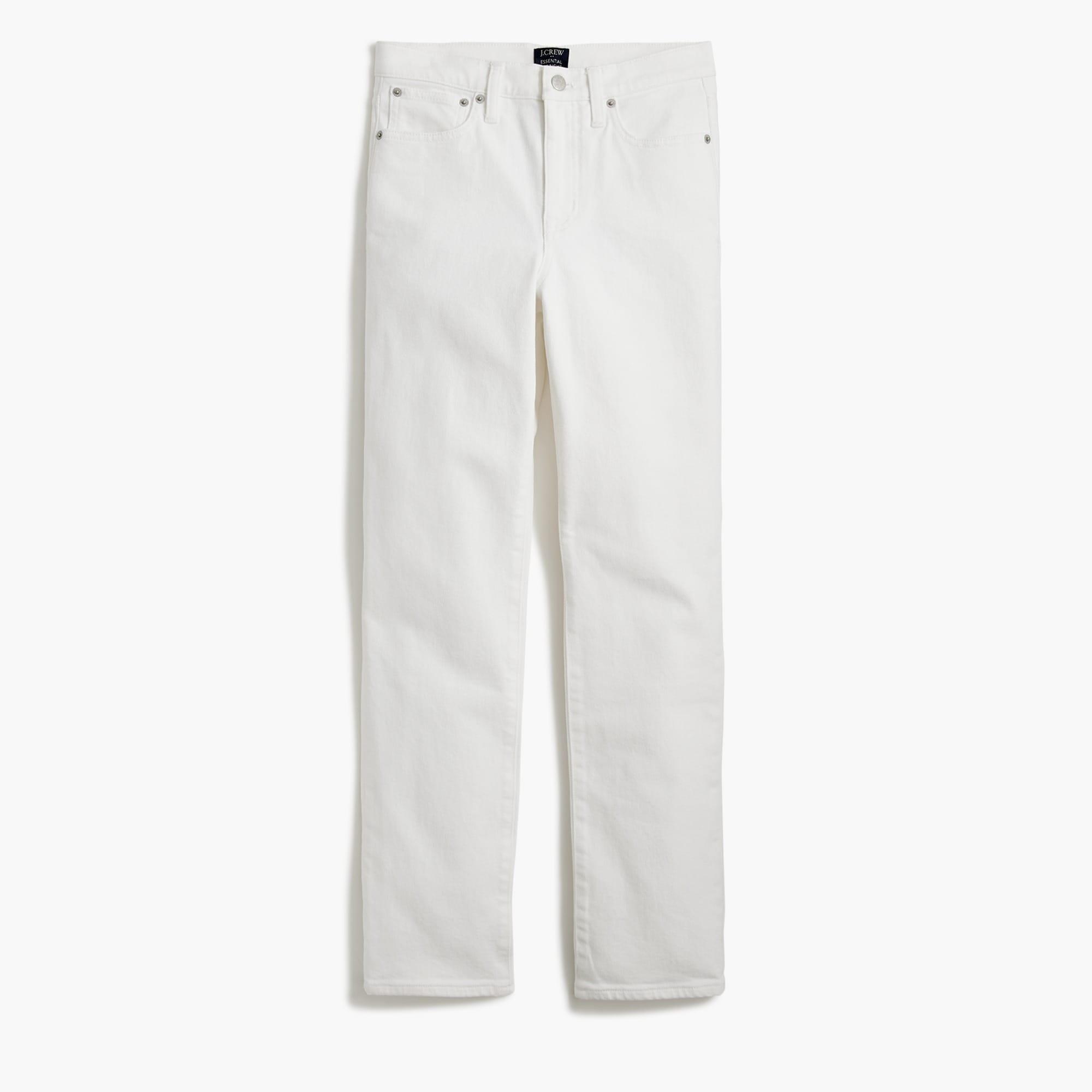 Essential straight white jean in all-day stretch Product Image