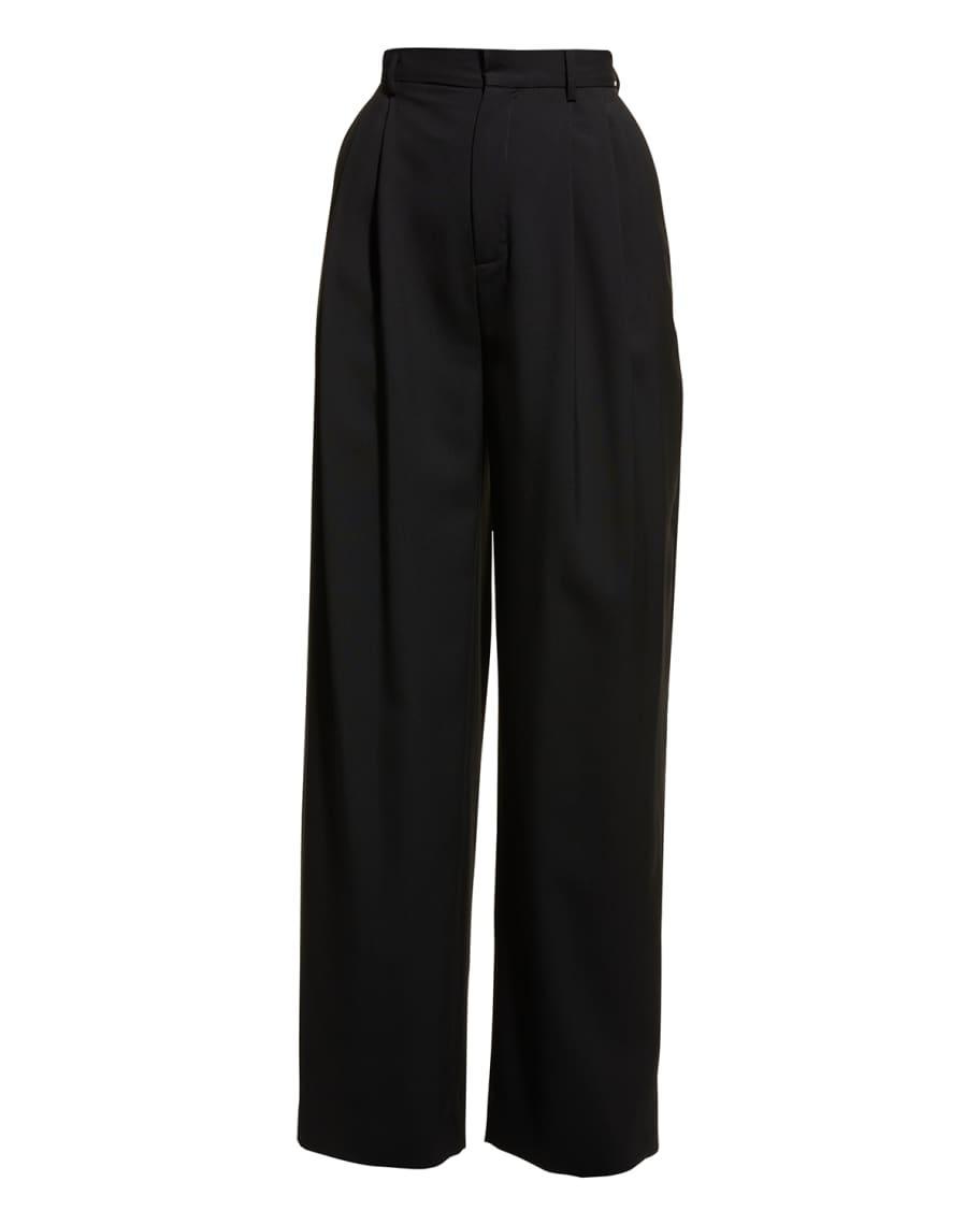 Pleated Pants in Lightweight Wool Product Image