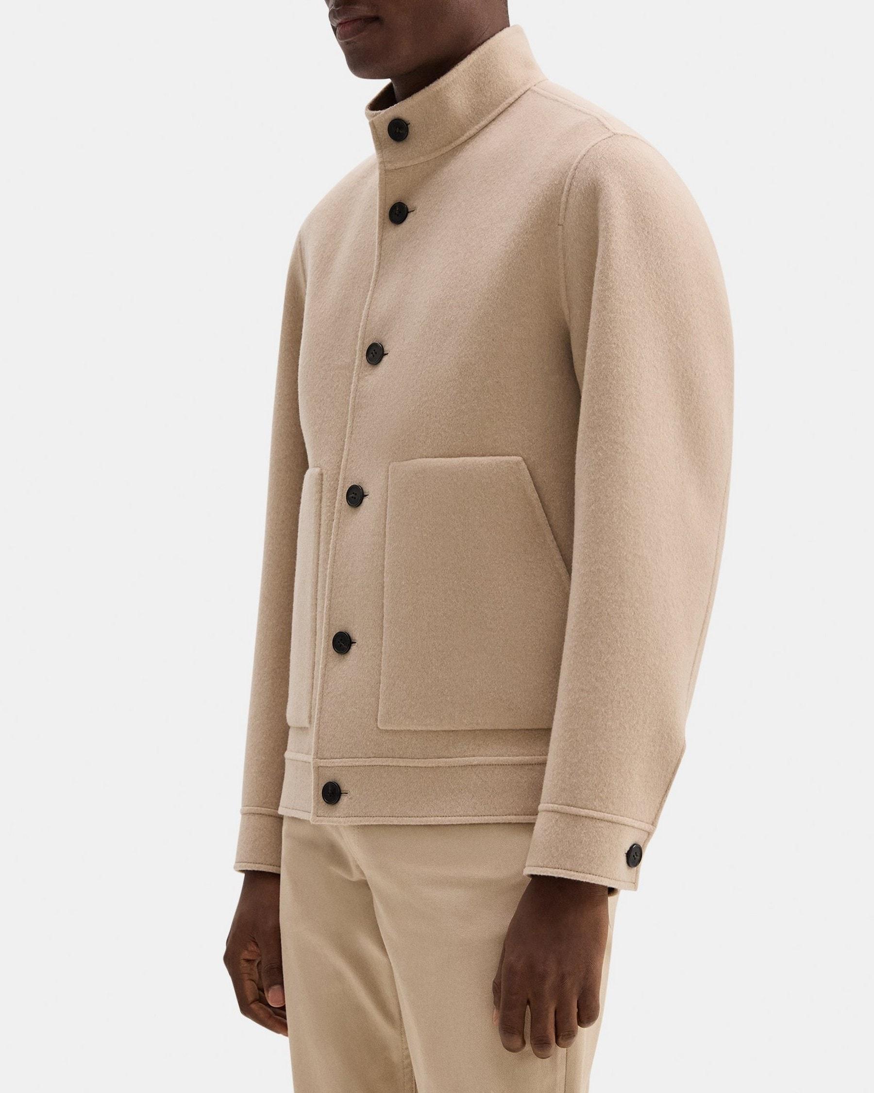 Reversible Jacket in Double-Face Wool-Cashmere Product Image