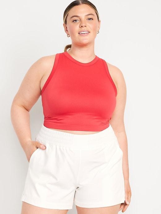 Fitted Seamless Crop Tank Top Product Image