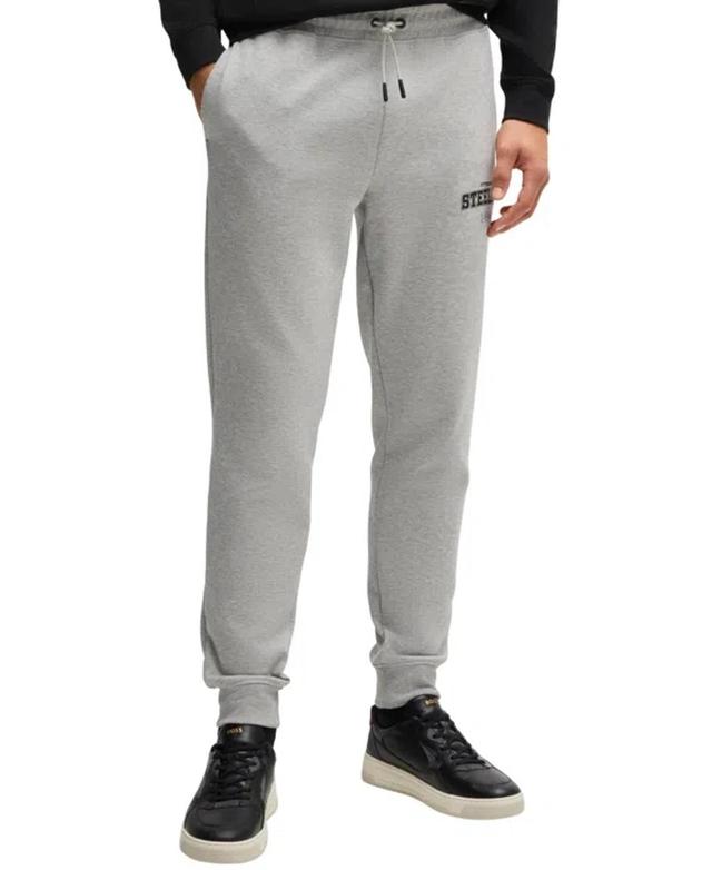 Boss X Nfl Men's Signature-tape Tracksuit Bottoms In Steelers Silver Product Image