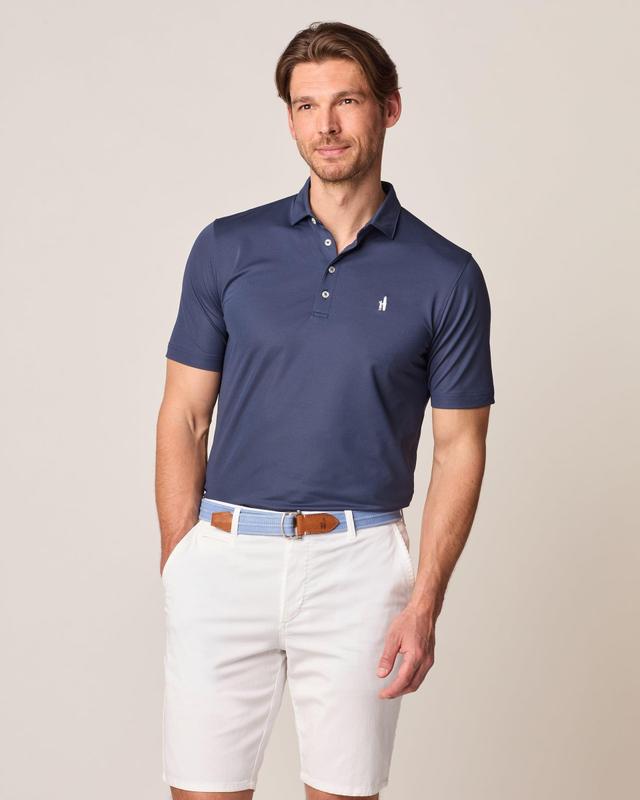 johnnie-O Fairway Solid Mesh Performance Polo Product Image