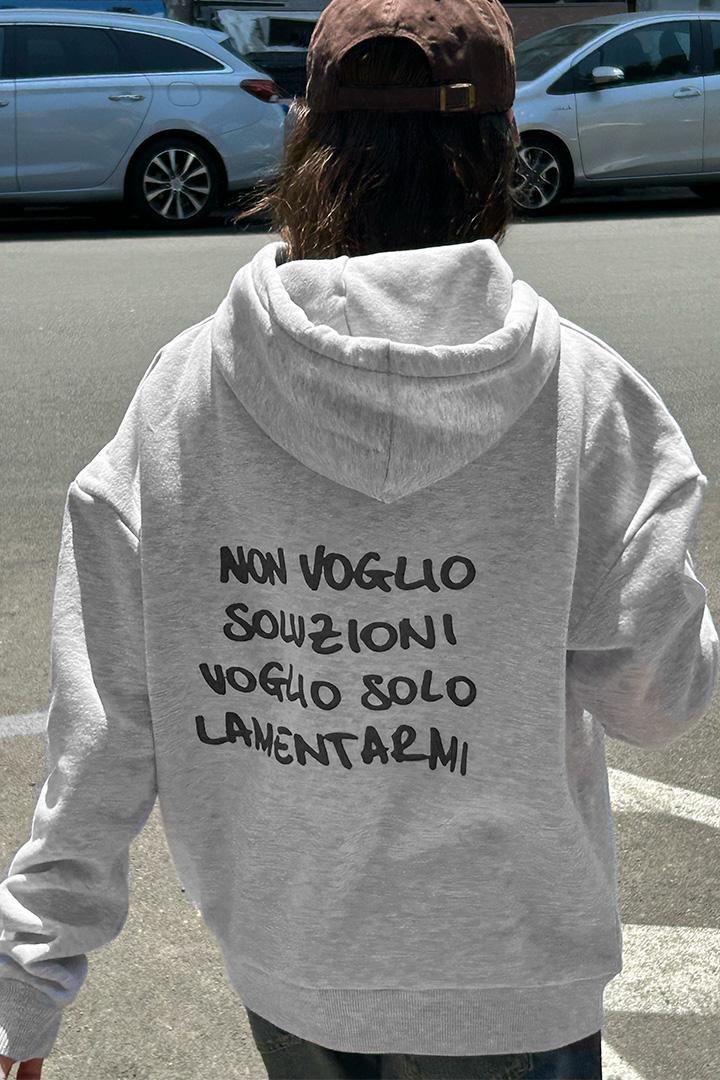 Non voglio soluzioni sweatshirt product image