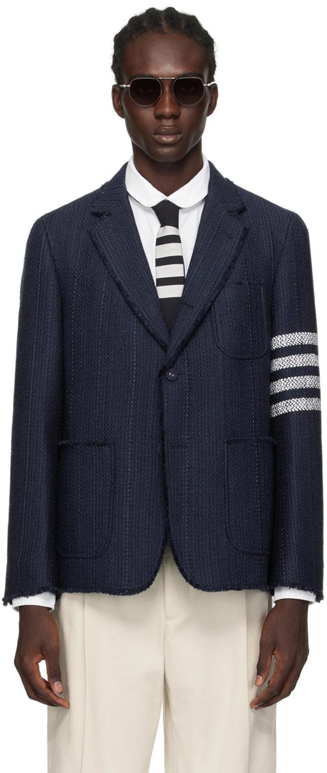 Navy 4-bar Blazer In 415 Navy Product Image