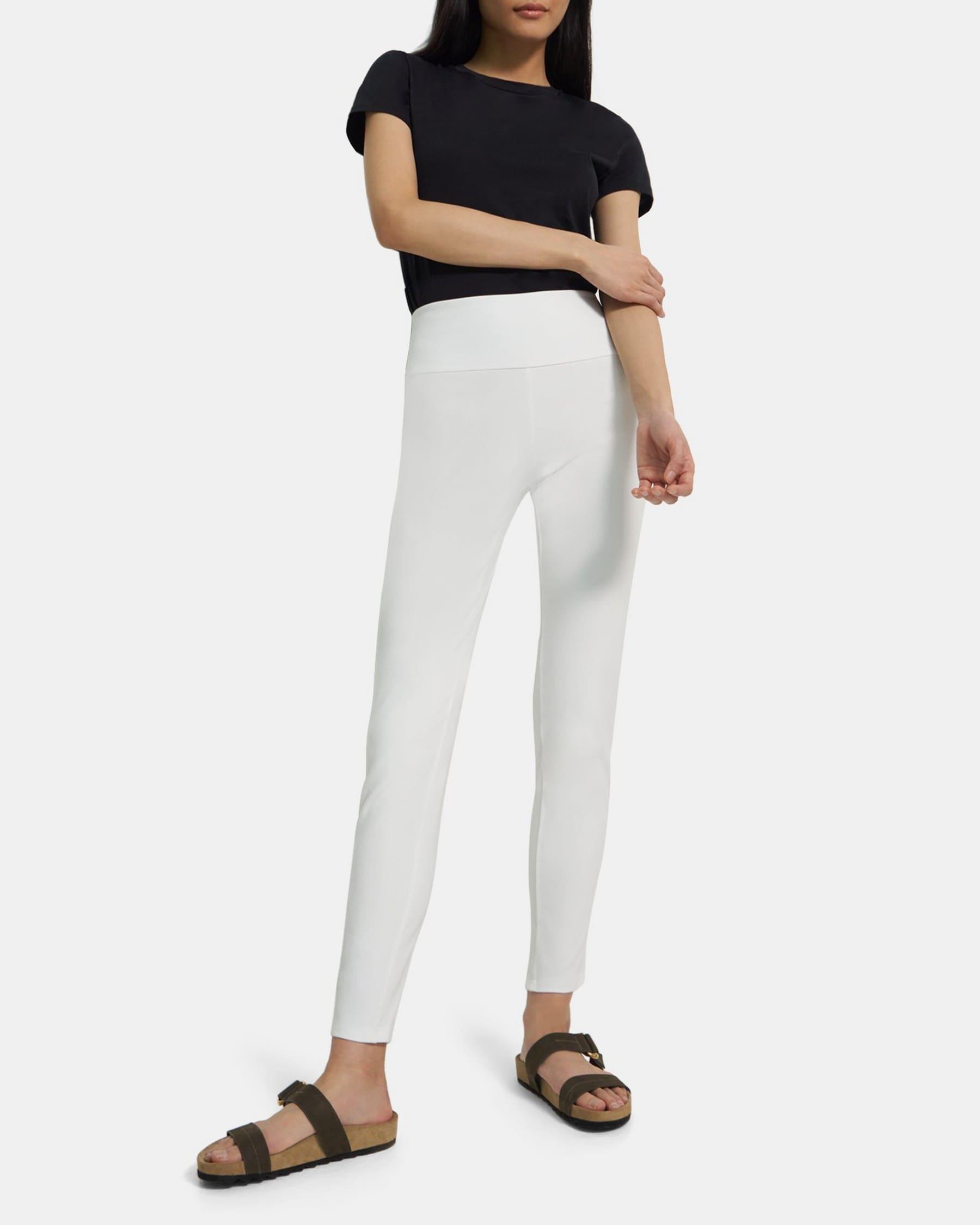 Yoke Legging in Stretch Cotton Product Image