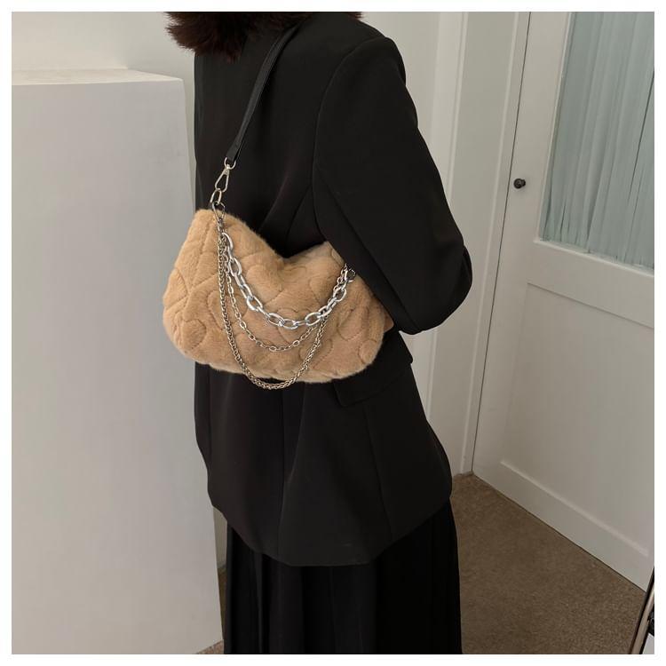 Fluffy Chain Shoulder Bag Product Image