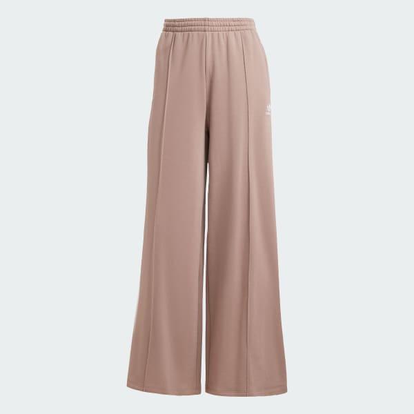 3-Stripes Loose French Terry Wide Leg Pants Product Image