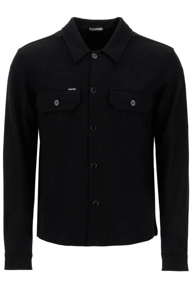 TOM FORD Cashmere Jacket For Men In Black Product Image