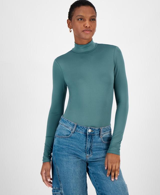 And Now This Womens Mock-Turtleneck Long-Sleeve Bodysuit Product Image