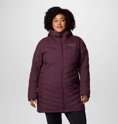 Columbia Women's Joy Peak II Mid Hooded Jacket - Plus Size- Product Image