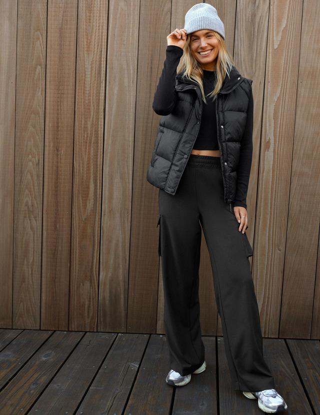 City Chic Wide Leg Cargo Pant Product Image